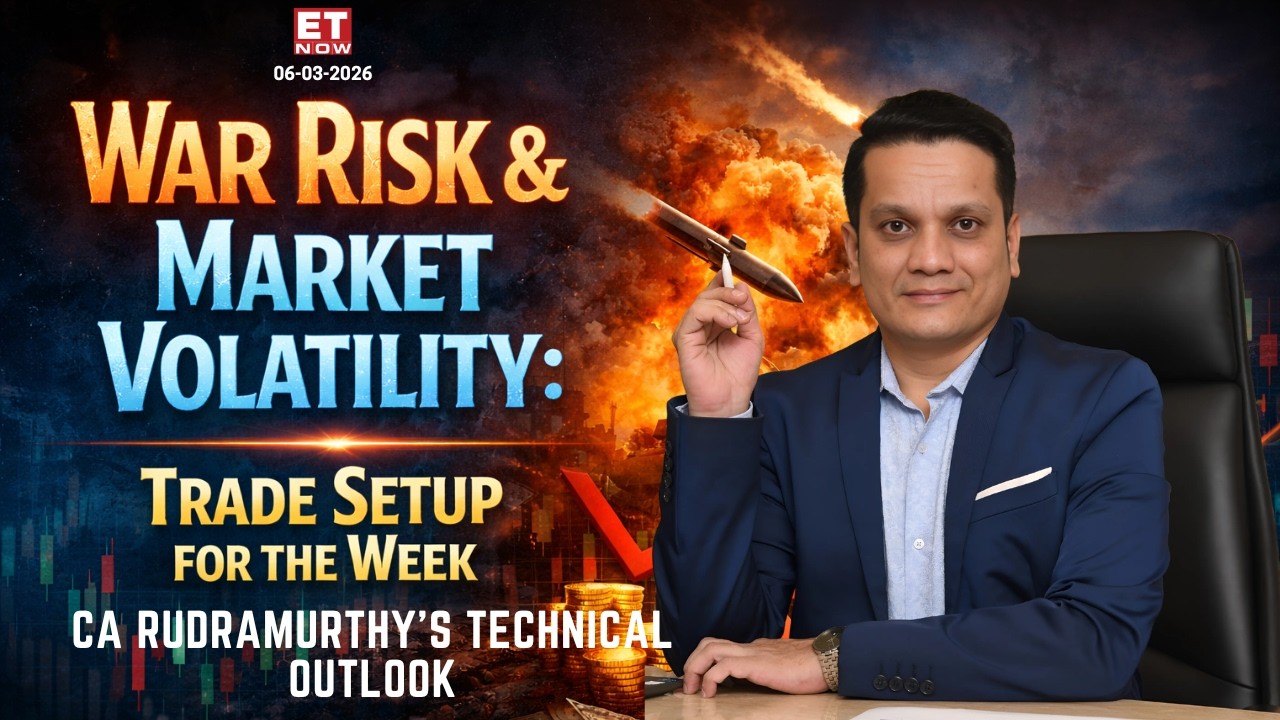 War Risk & Market Volatility: Trade Setup for the Week | CA RUDRAMURTHY'S TECHNICAL VIEW ON ETNow