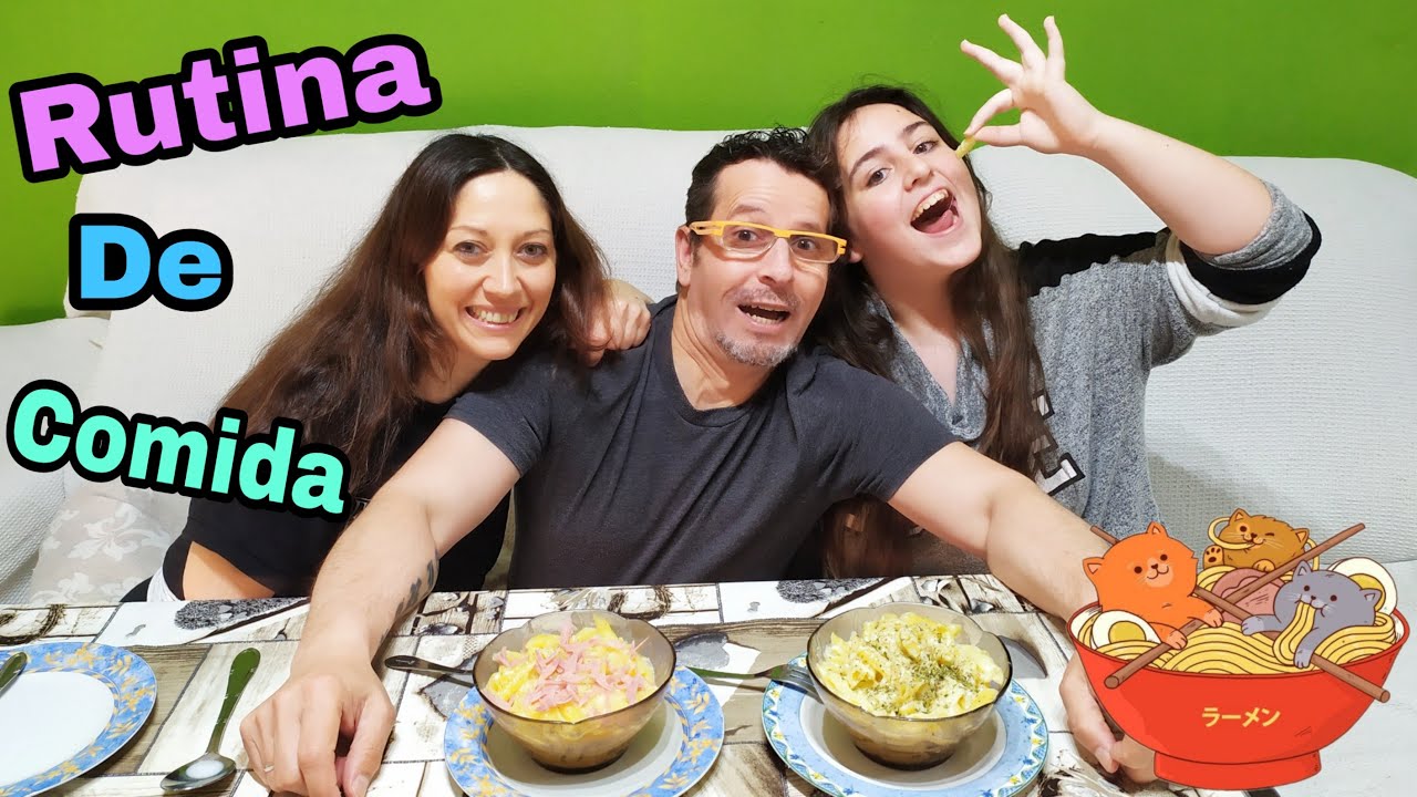 RUTINA de comida.(pasta rica al microondas)