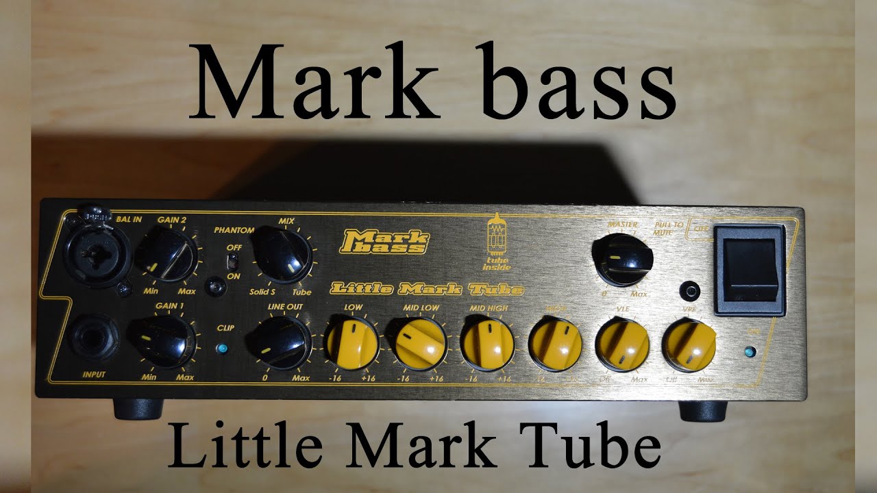 Mark Bass Little Mark Tube 500 quick check with Music Man Sting Ray Bass