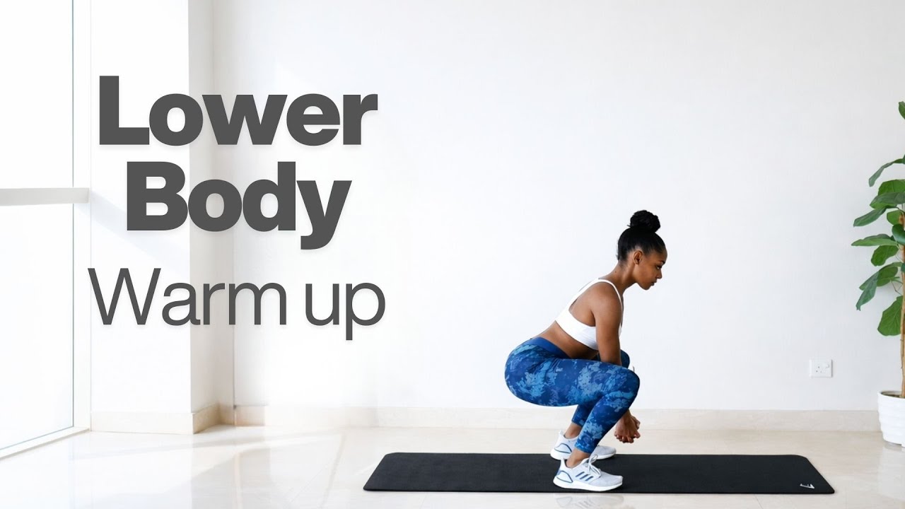 5 Minute Lower Body & Glutes Warm Up (Leg Day Activation | No Equipment)