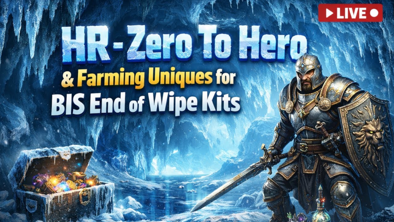 HR - Zero To Hero & Farming Uniques for BIS End of Wipe Kits