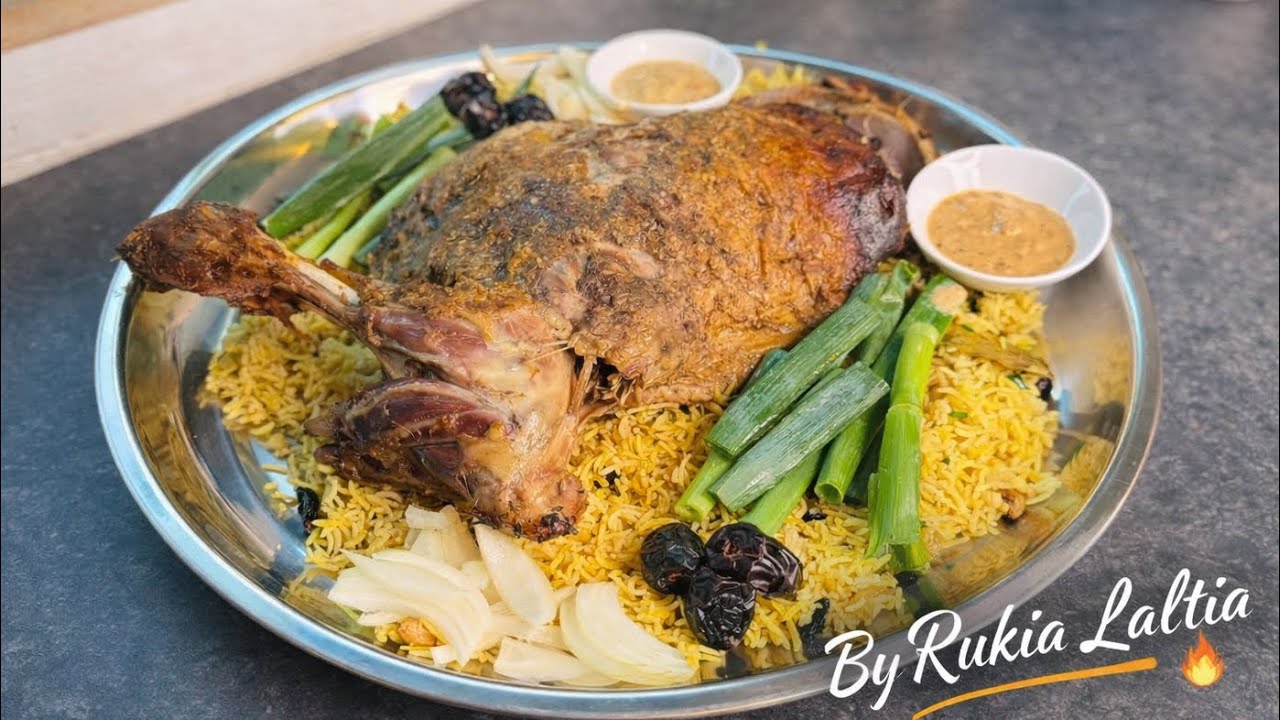 The Best Homemade Mandi Ever! | Fall-Apart Meat & Fragrant Rice 🍖🍚 -#mandi with 