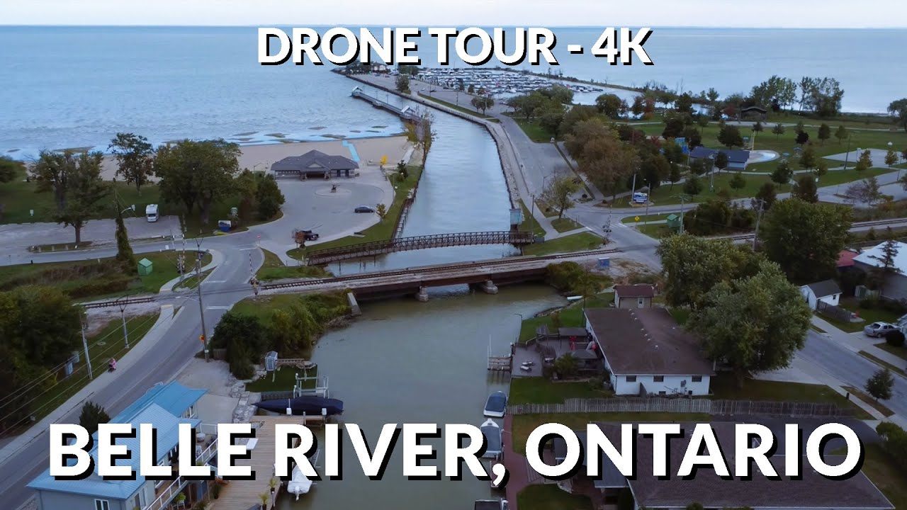 🌅 Breathtaking Views of Belle River, Ontario | 4K Drone Adventure! 🚁✨