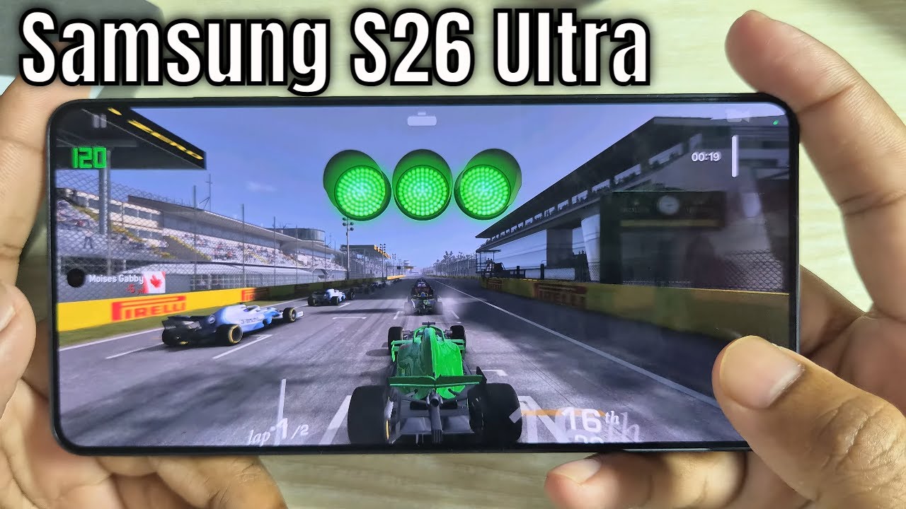 Samsung S26 ultra Real racing 3 gameplay Test - Maximum Graphics, 120 FPS