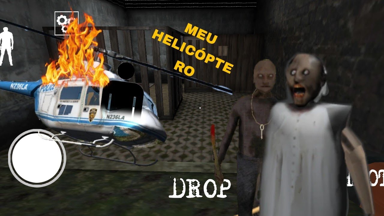 explodi o helicóptero do cabeça de ovo em granny chapter two