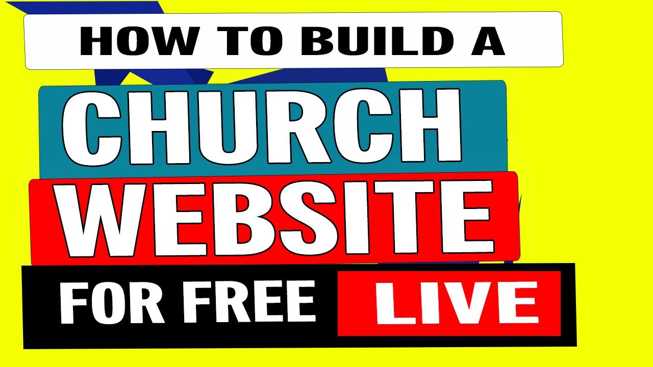 How To Create A Church Website For Free | Step-By-Step | Live Webinar