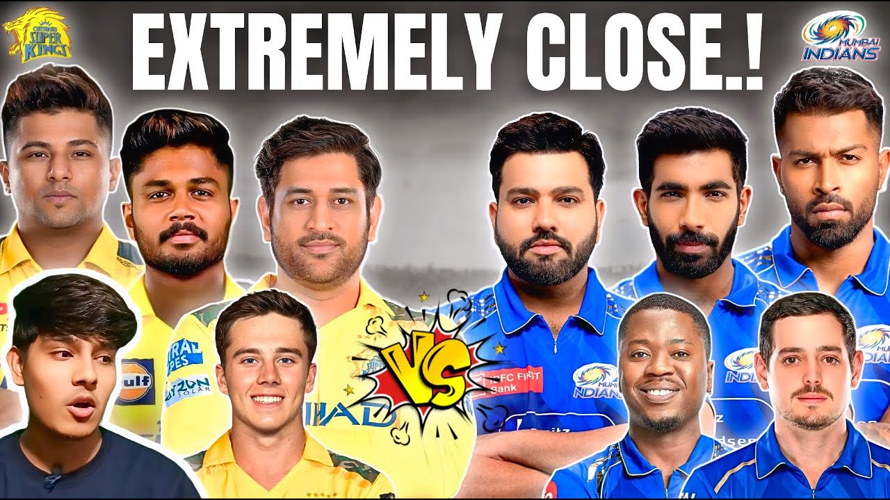 IPL 2026 : CSK vs MI Playing 11 Comparison🔥- Who Wins Battle🏆? Who is Strongest?🤔