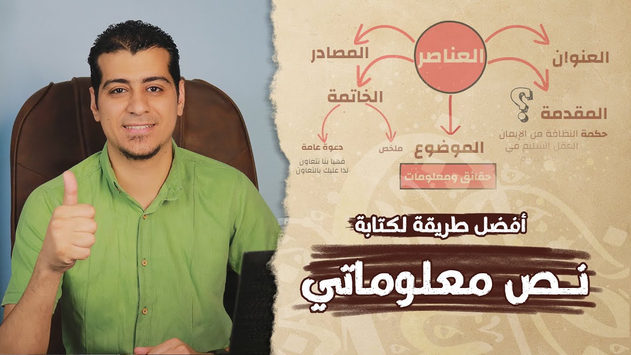 شرح درس كتابة نص معلوماتي | الصف السادس الابتدائي | الكتابة السردية | المنهج الجديد