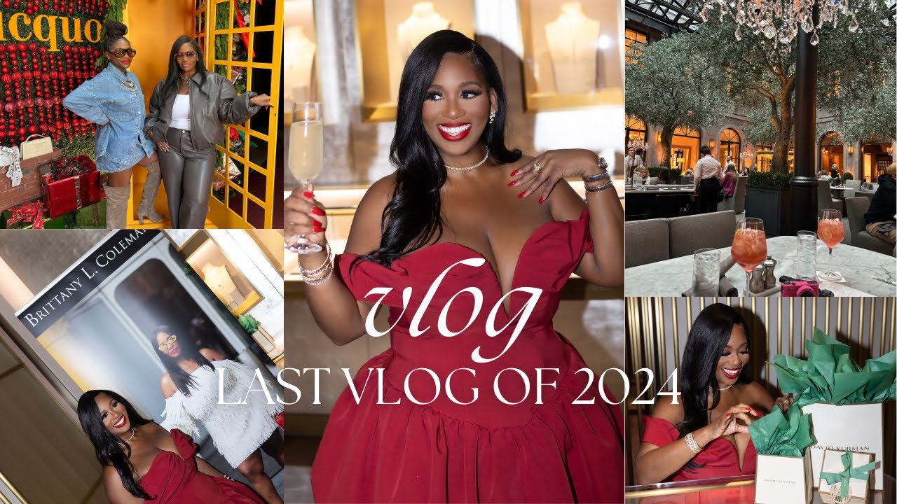 LAST VLOG OF 2024! GIVING BACK, EVENTS,  DAVID YURMAN EVENT, CHRISTMAS + MORE!
