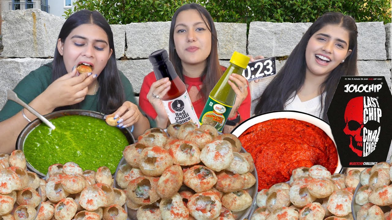World's Spiciest Golgappa, Pani Puri Eating Challenge | Jolo Chip Golgappa Challenge |Food Challenge
