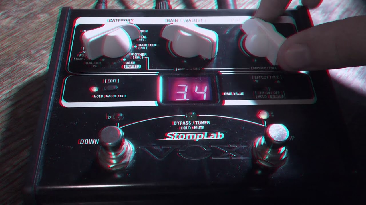 TUTORIAL: CÓMO HACER UN PRESET EN LIMPIO (CLEAN) EN PEDALERA VOX STOMPLAB 1G