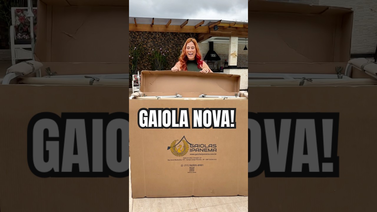 GAIOLA NOVA PARA AS CALOPSITAS!Mans&atilde;o das Calopsitas! #gaiola #calopsitanews #calopsita #calopsitas