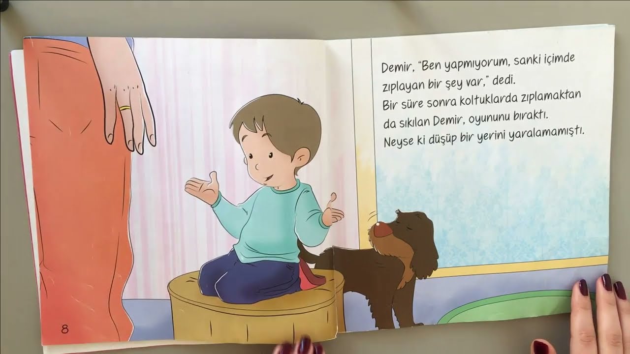 İ&Ccedil;İMDE ZIPLAYAN BİRİ VAR!-PEDAGOJİK HİKAYE OKUMA-SESLİ KİTAP OKUMA-UYKUDAN &Ouml;NCE MASAL DİNLEME#kitap