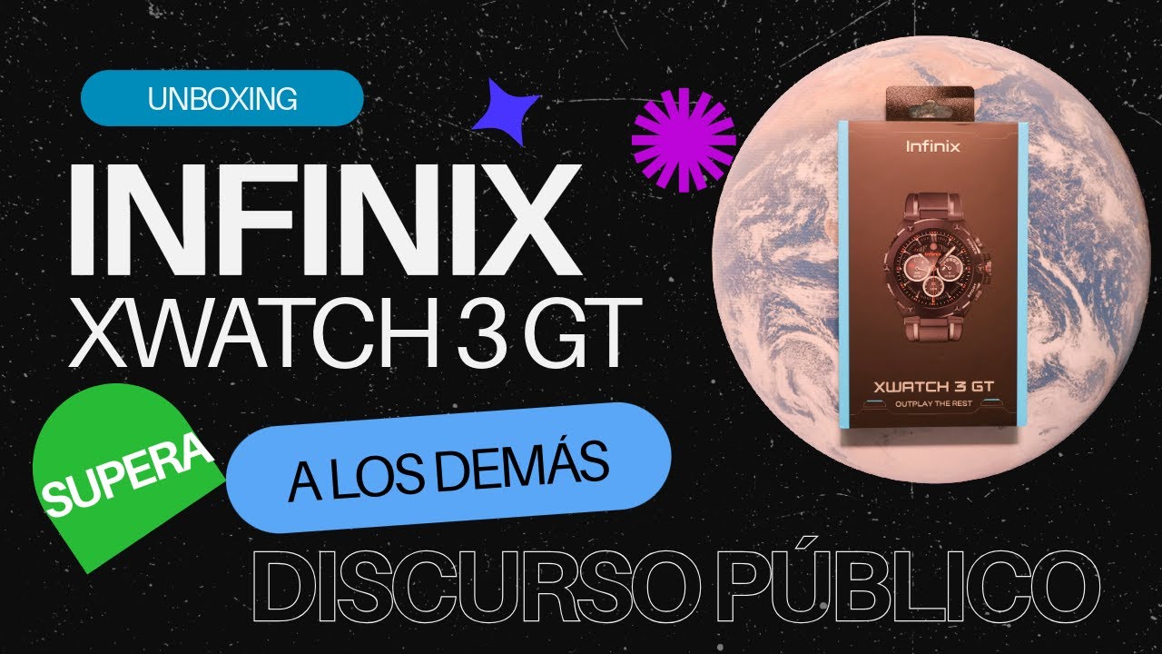 Reloj Infinix XWATCH 3 GT  #infinix #xwatch3gt #smartwatch #español #unboxingvideo
