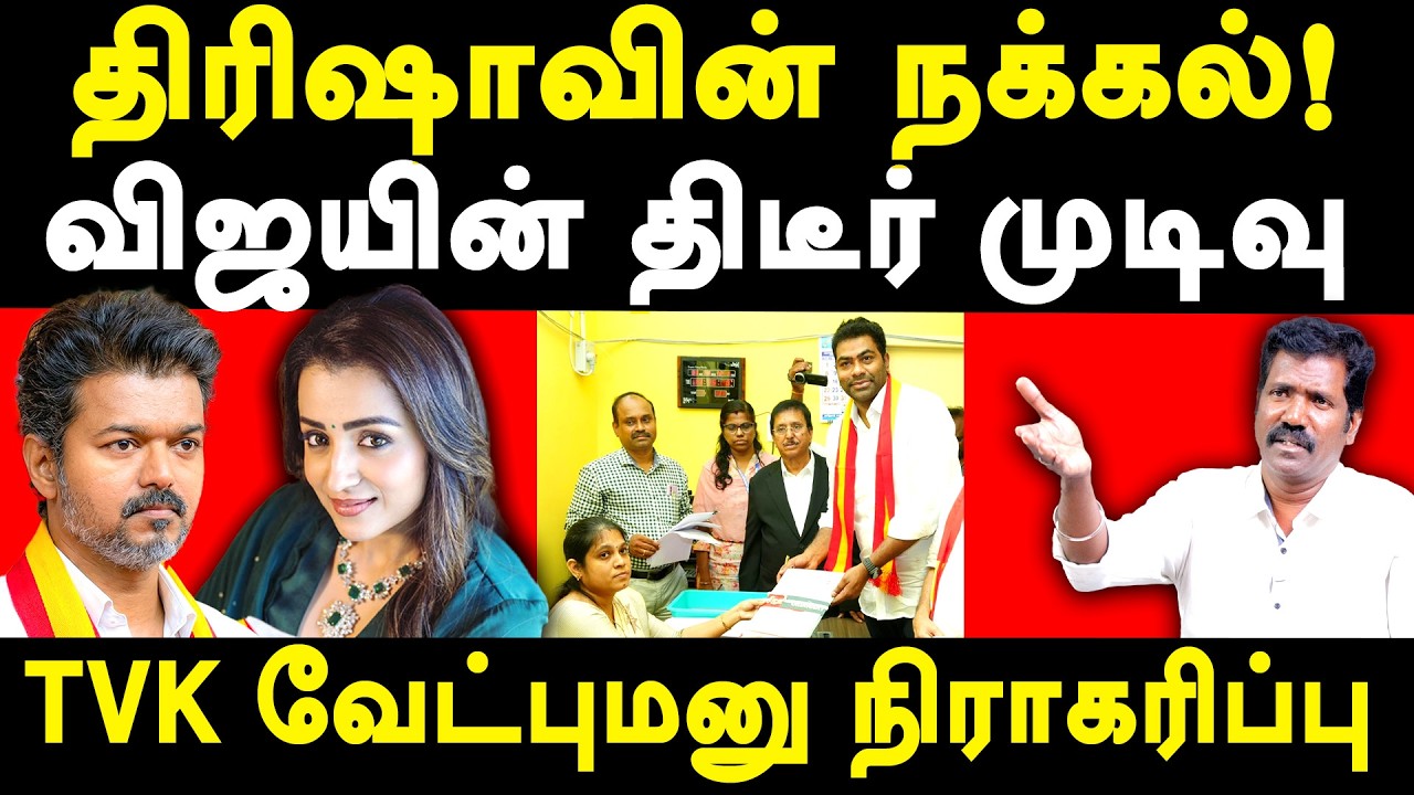 TVK Vijay Trisha Krishnan - TVK Vijay Affidavit - Aadhav Arjuna Affidavit - Manikandan Interview