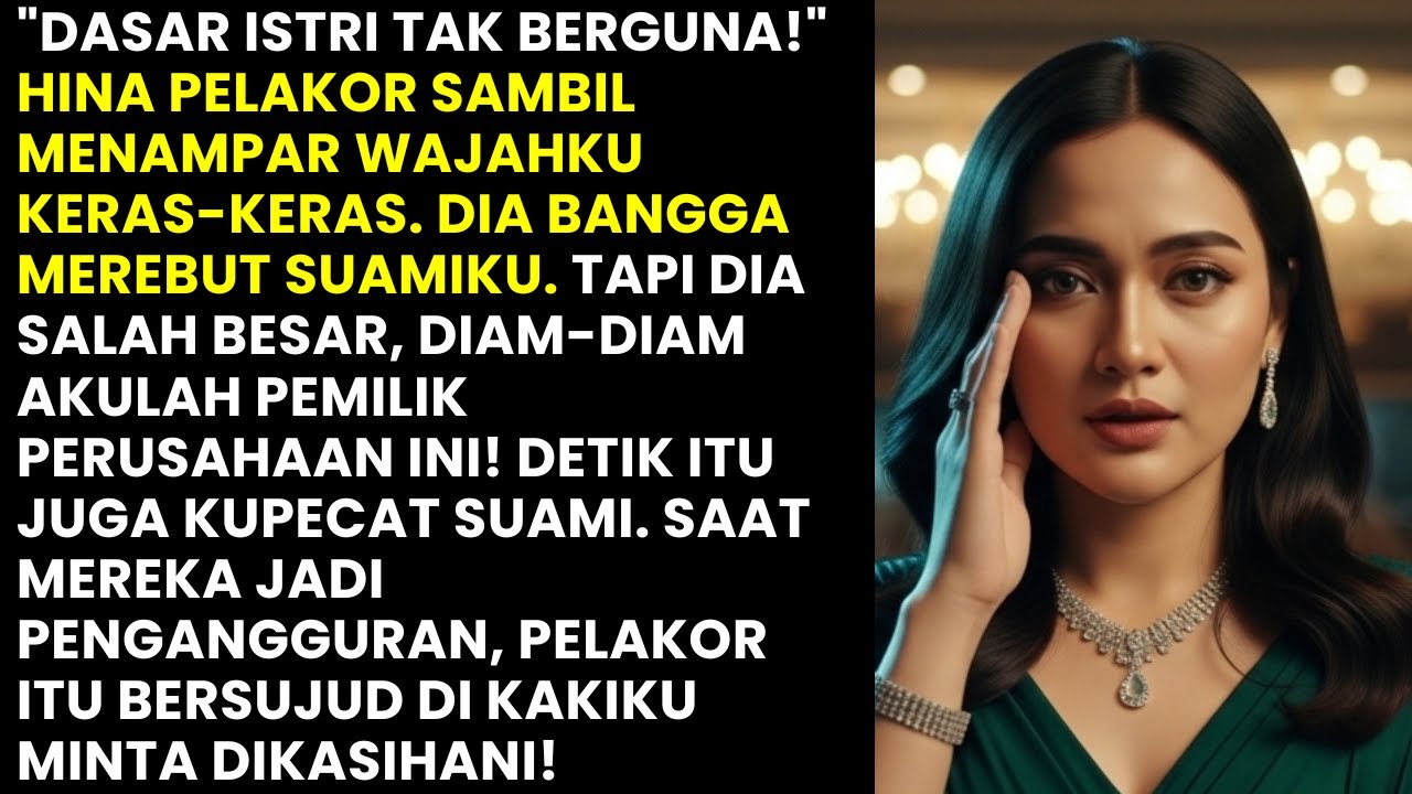 PELAKOR MENAMPAR WAJAHKU DI PESTA, TAPI DIAM-DIAM AKULAH PEMILIK PERUSAHAAN! SUAMI DIPECAT & SUJUD!