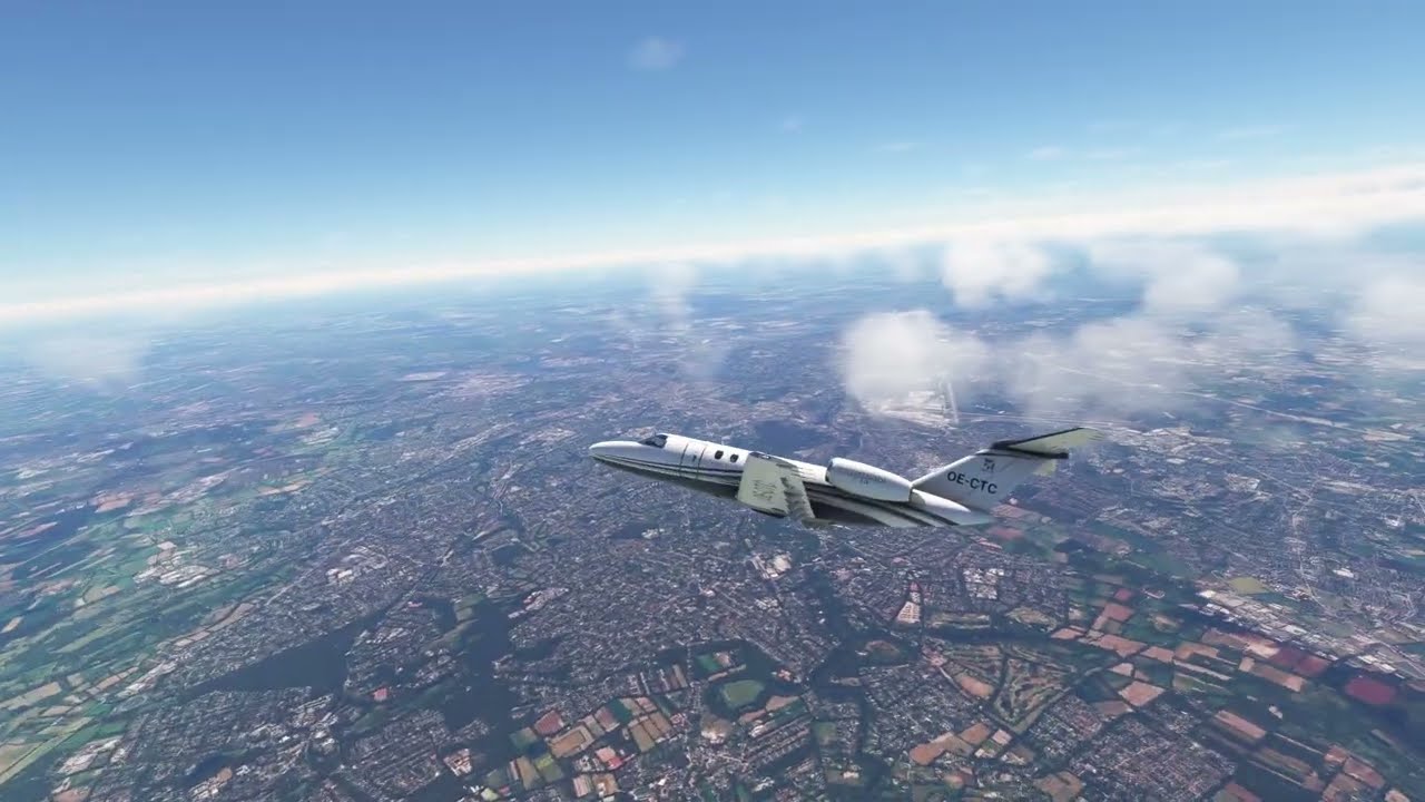 Microsoft Flight Simulator 2020 / Cessna Citation CJ4 / Hamburg to Salzburg