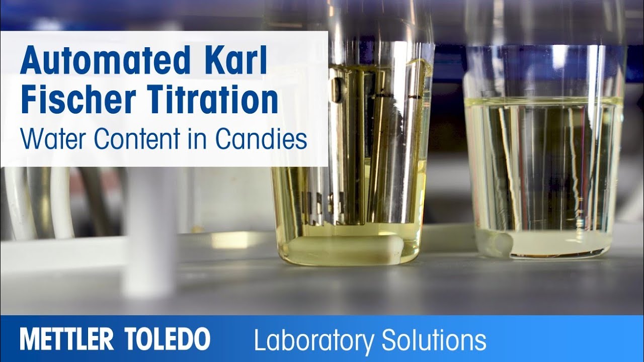 Automated Titration of the Water Content in Candies