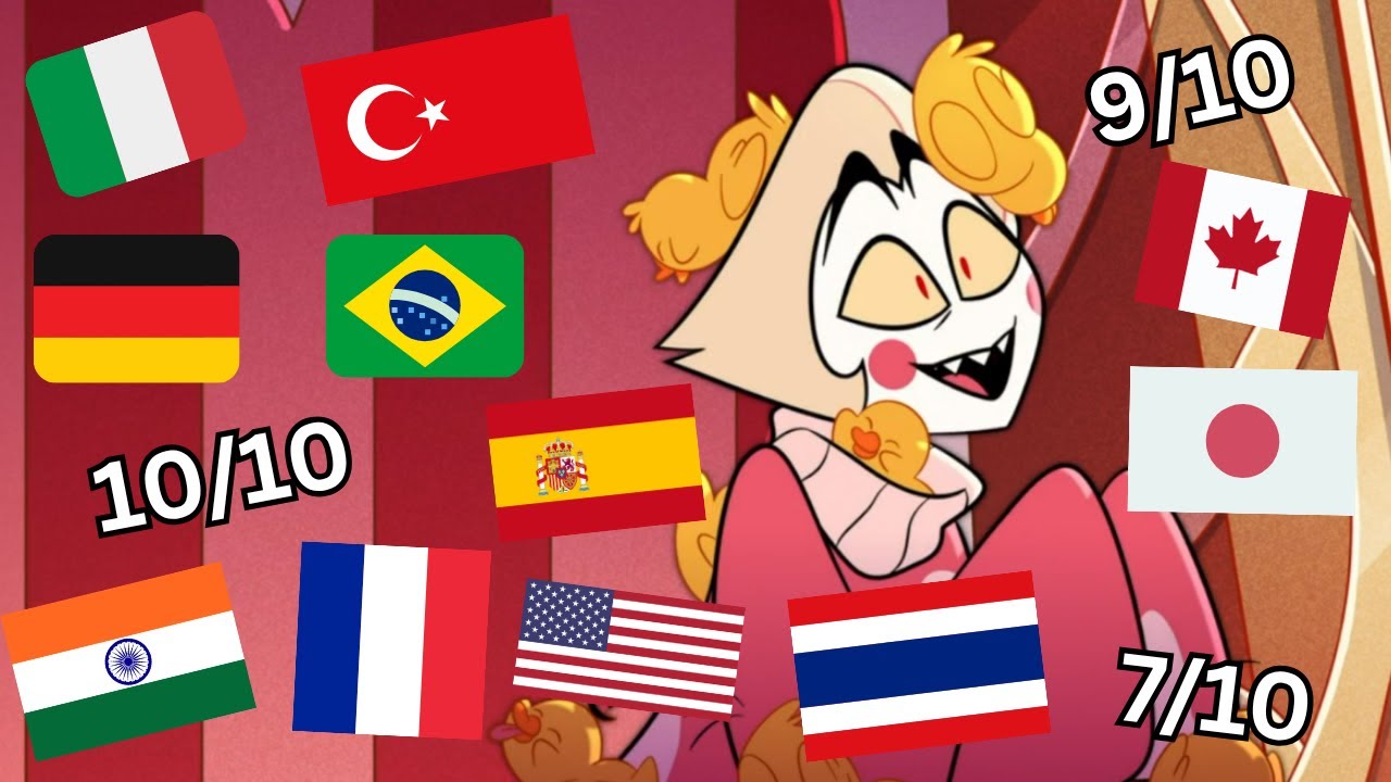 Call me Daddy- Wait, No- Lucifer in ALL official Amazon Prime Language Dubs | Hazbin Hotel Season 2