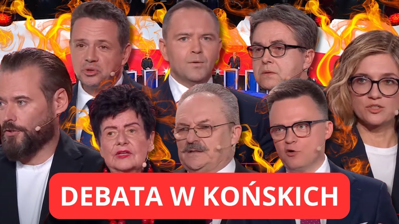 Debata prezydencka w Końskich [TVN, Polsat, TVPInfo].