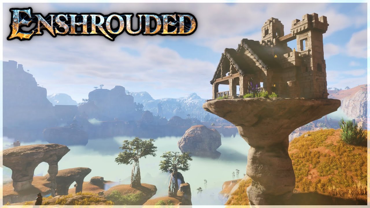Enshrouded: Building a Tiny House on a Rock