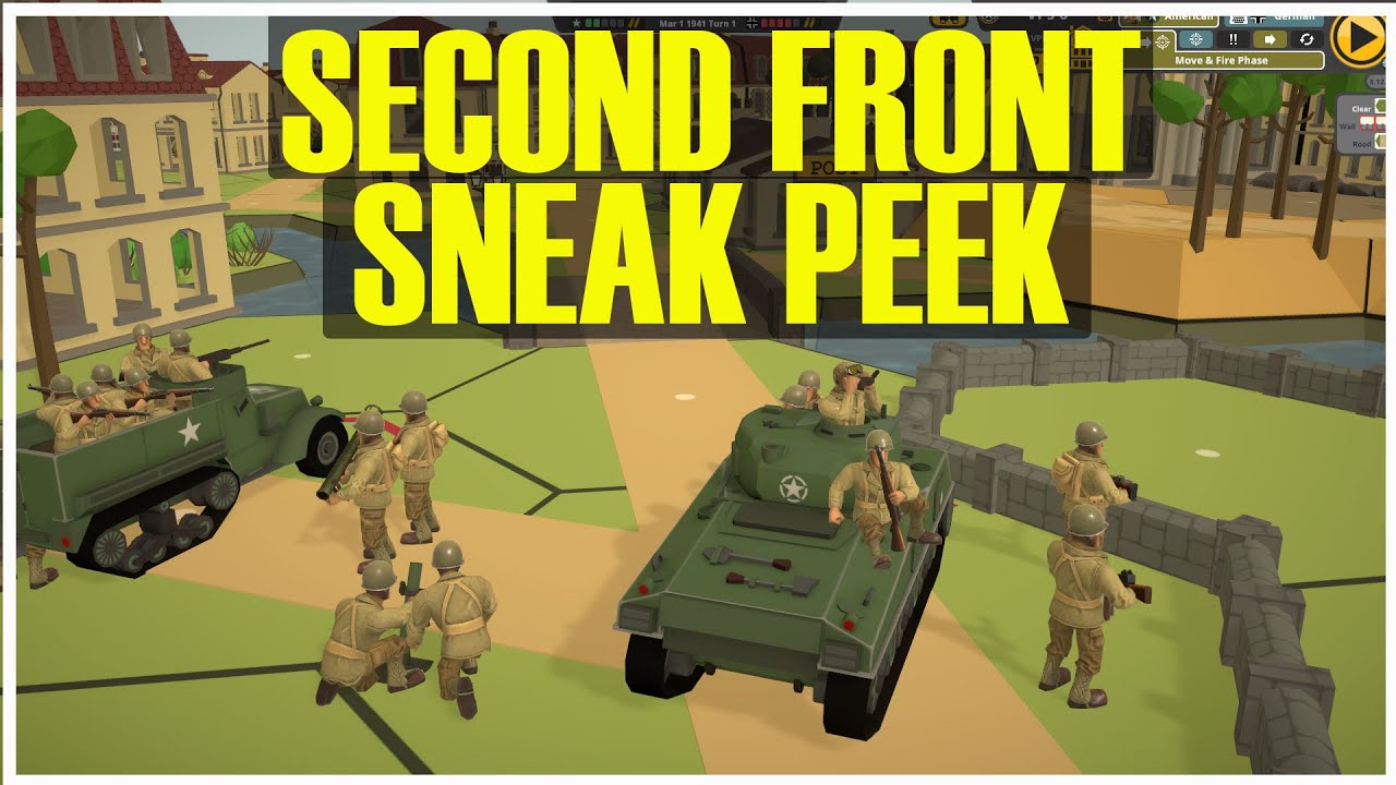 Second Front Overview | Hexdraw | Microprose | World War 2 Tactical Combat Wargame | PC Strategy