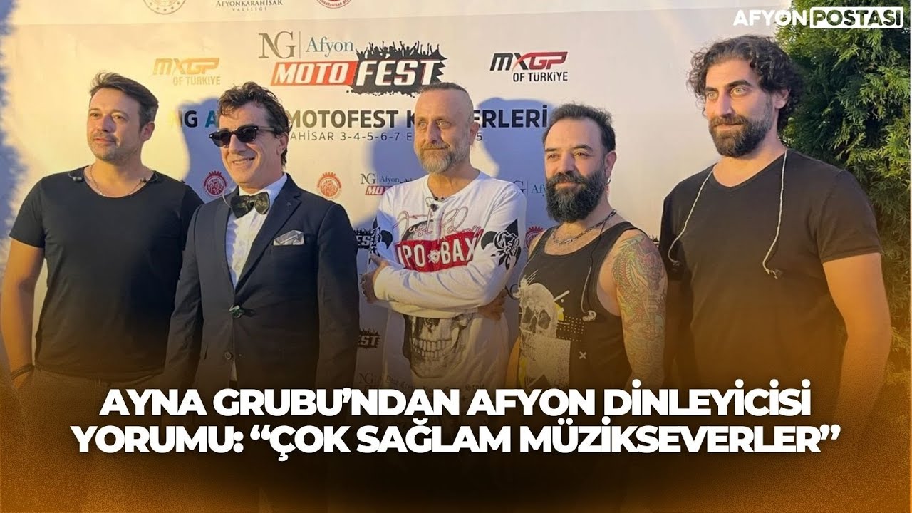 Ayna Grubu’ndan Afyon dinleyicisi yorumu: “Çok sağlam müzikseverler”