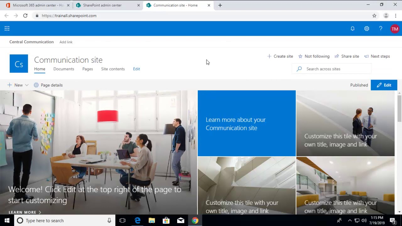 How to Create a Hub Site