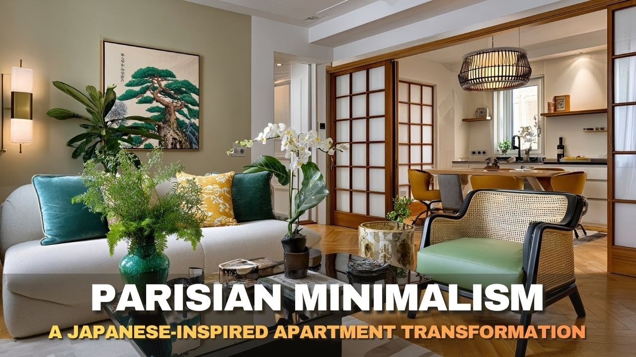 Japanese Minimalism in a Paris Apartment | Zen Meets French Craft