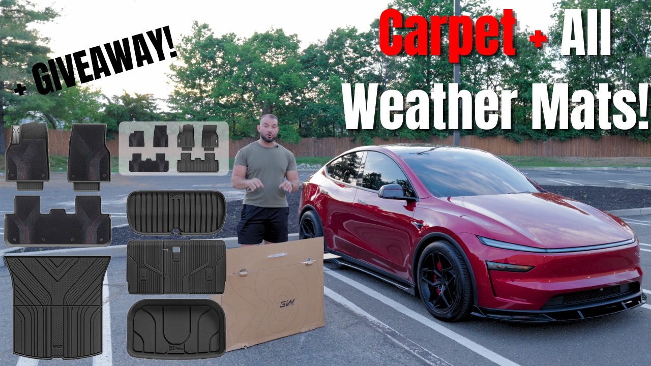 Tesla Model Y Juniper 2026 года &mdash; ЛУЧШИЕ коврики для пола в истории &mdash; 3W