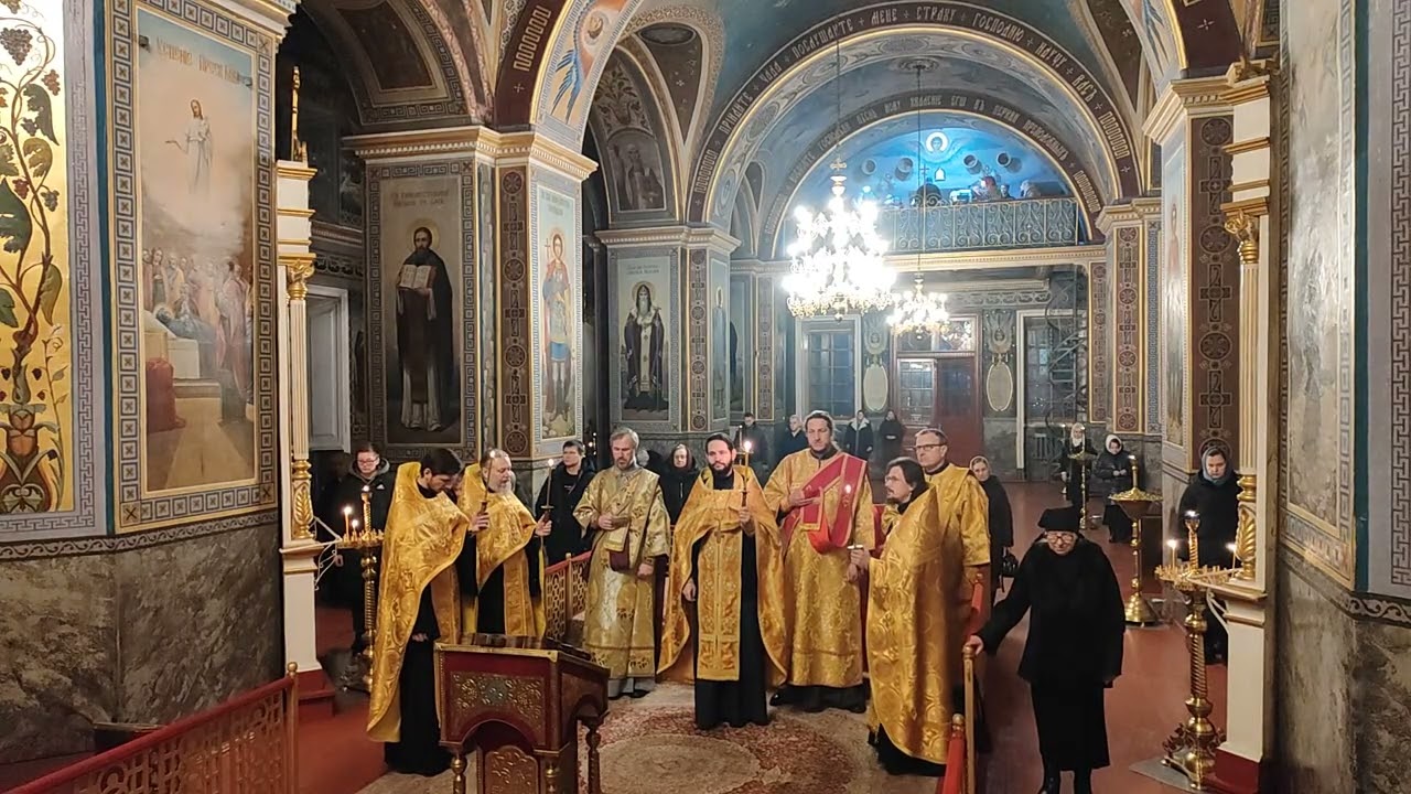 Полиелей в канун Недели о мытаре и фарисее (Покаяние, муз. Веделя)