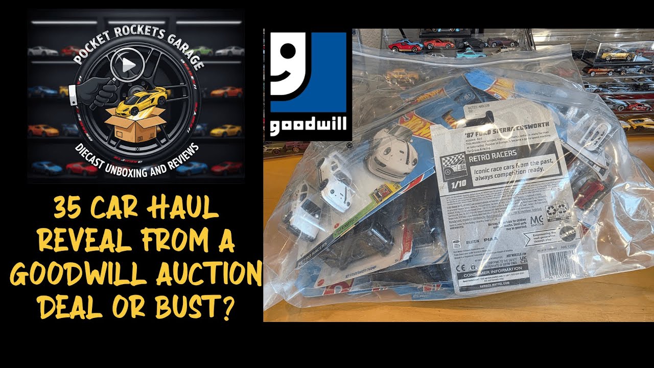 Я купил 35 машинок Hot Wheels за 50 долларов! Распаковка на аукционе Goodwill: подробности о находке