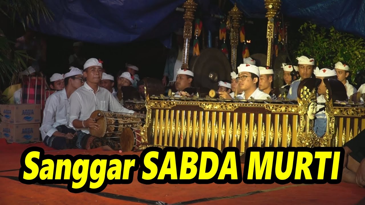 Tabuh Petegak Bebarongan Sanggar Sabda Murti - Pura Dalem Desa Adat Kerta PETANG