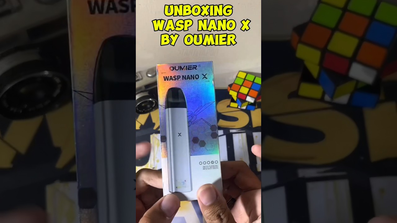 Unboxing Wasp Nano X by Oumier ‼️ #shorts #unboxing #asmrsounds #wasp #nano #tips #tricks   #pod