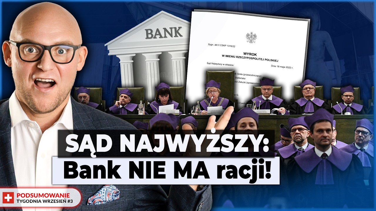 NAJNOWSZY WYROK Sądu Najwyższego! KIEDY Frankowicz może PRZEGRAĆ? (PKO, mBANK, MILLENNIUM, GETIN)