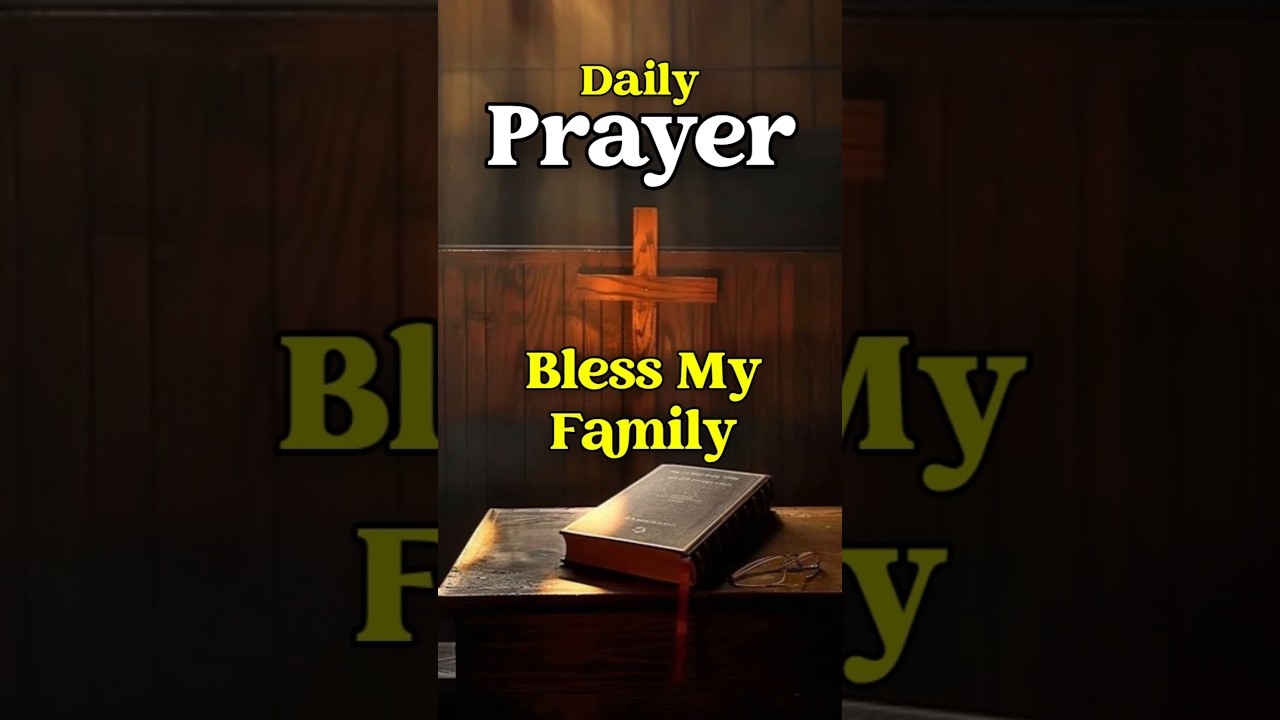 Morning Family Prayer for Healing, Protection & Peace #devotional #prayer #morningprayer