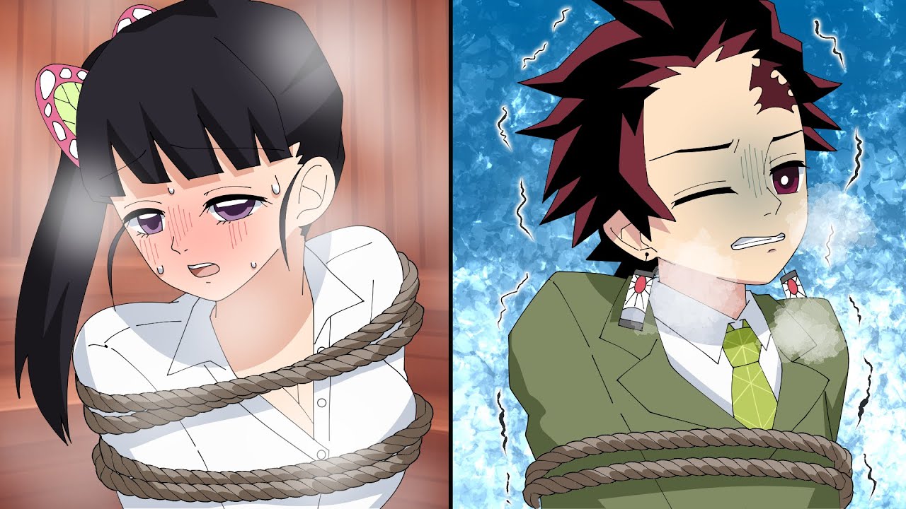 【キメツ学園】もしも炭治郎とカナヲが冷凍庫とサウナに閉じ込められたら？長く生きられるのはどっち？【鬼滅の刃】