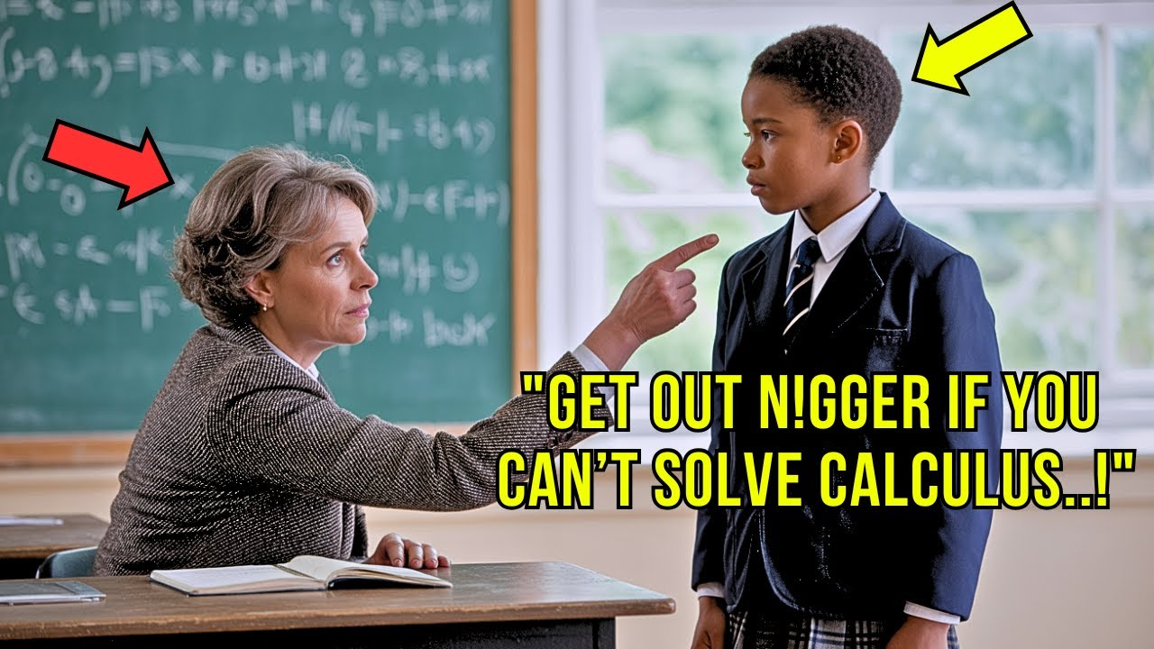 Calculus Professor asked a Black Boy to Solve a Complex Calculus Problem — But He's a Math Genius!