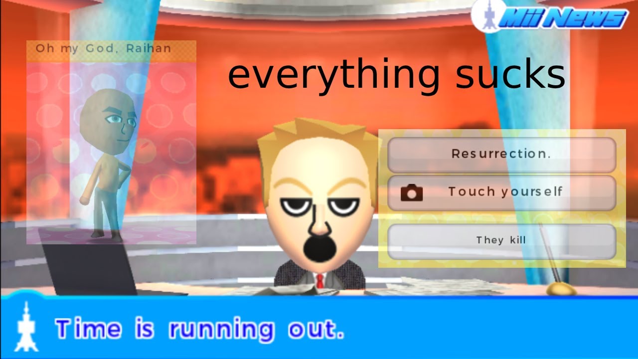 Tomodachi Life but everyone's high