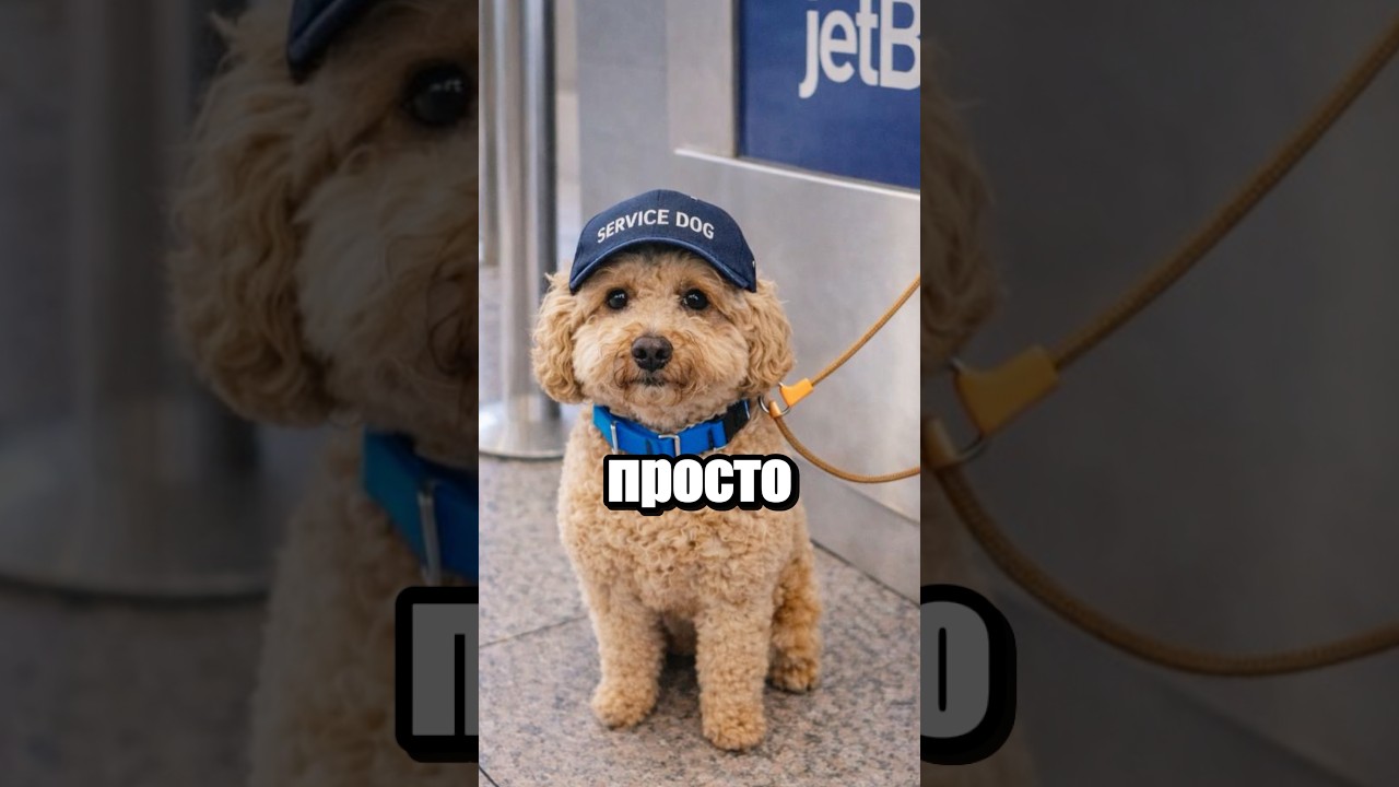 Брошенный служебный песик