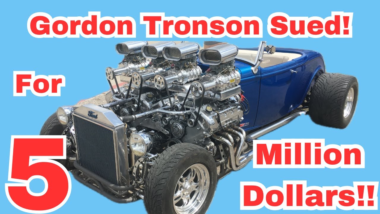 Gordon Tronson sued by Lamborghini for 5 million!! Custom Car and Motorcycle Builder Restorer.
