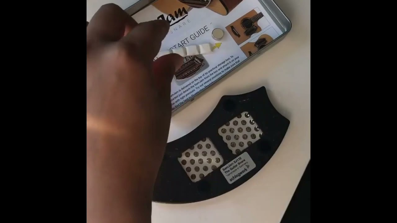 Schlagwerk Samjam SNARE- SHAKER package opening introduction session.