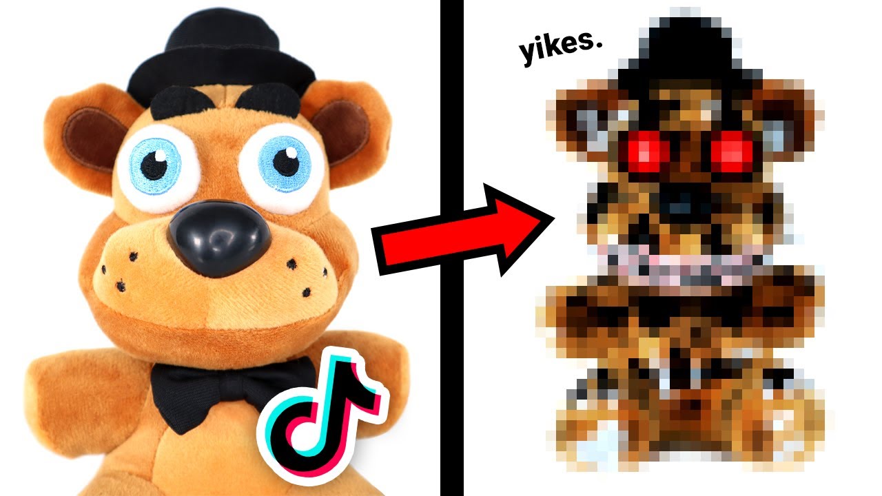 TikTok заставил меня испортить мои плюшевые игрушки FNAF