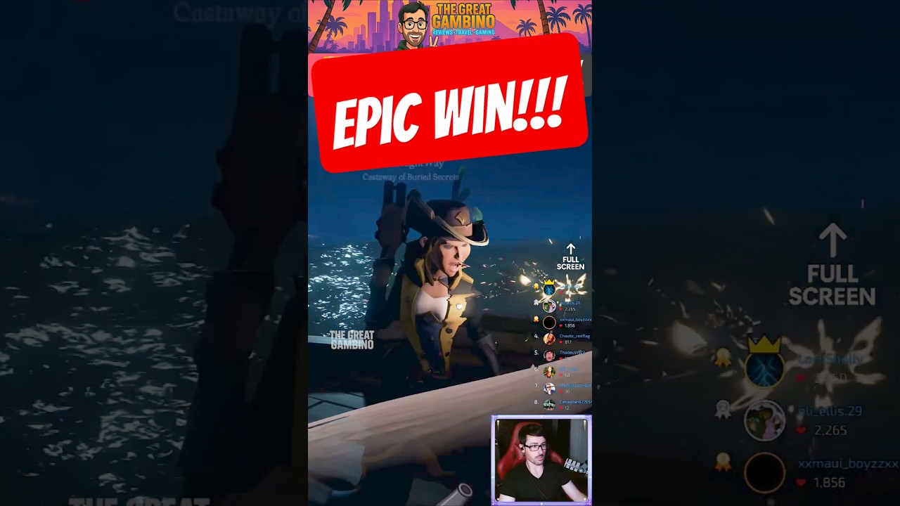 Epic Sea of Thieves Moment: Ship Sunk in Style