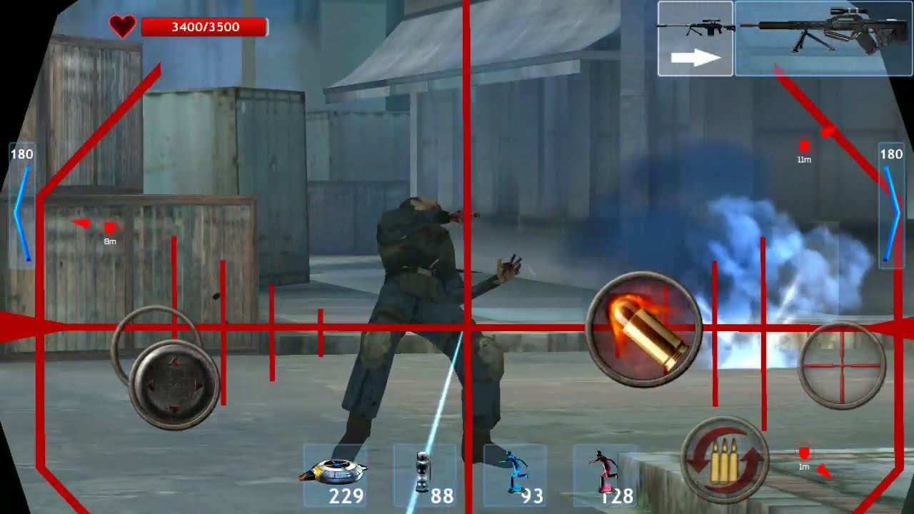 Zombie objective, playing with squasar 800 in android