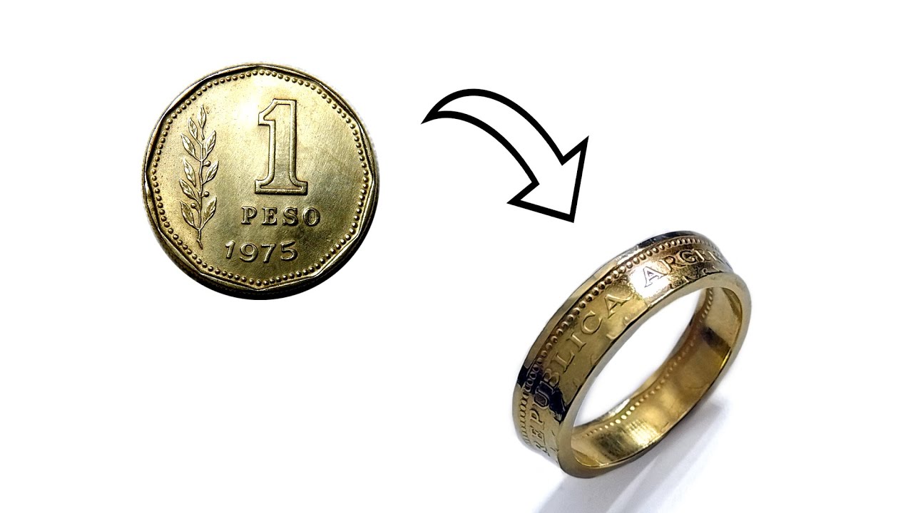 Cómo hacer un anillo con una moneda