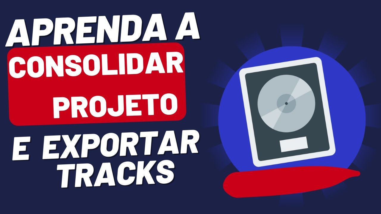CONSOLIDANDO PROJETO INTEIRO E EXPORTANDO TRACKS INDIVIDUAIS NO LOGIC X - APRENDA AGORA!!!