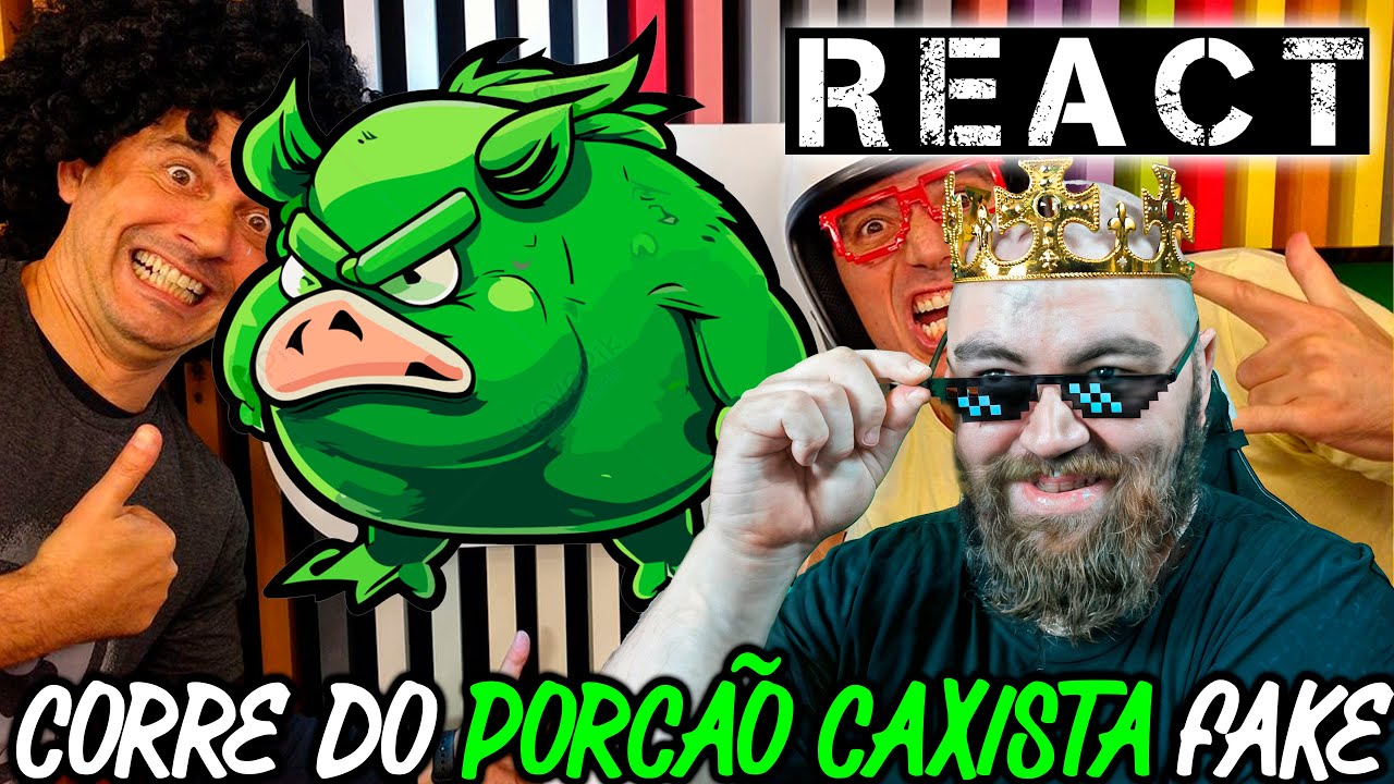 REACT IRMAO PORCO CHORANDO COM IRMAOS PIOPORCOS