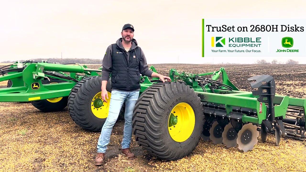 TruSet Depth Control on the John Deere 2680H Disk