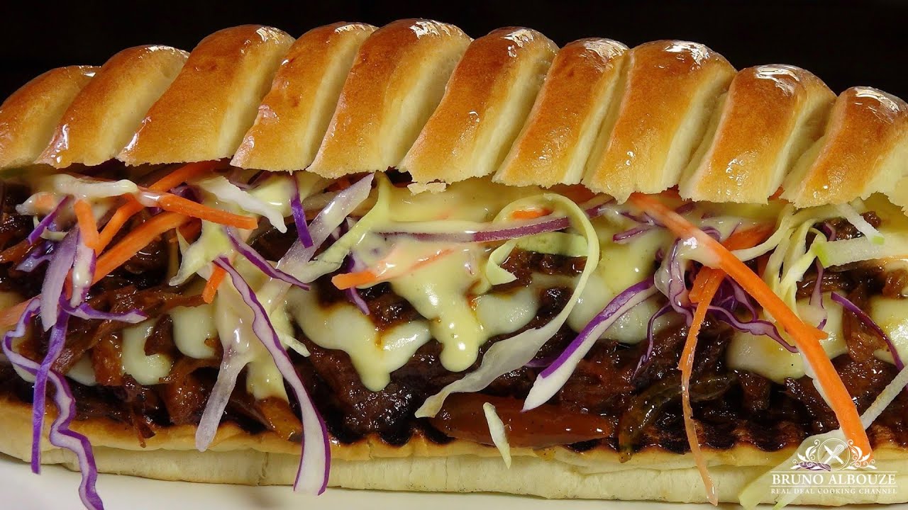 BBQ Pulled Pork Sandwich &ndash; Bruno Albouze